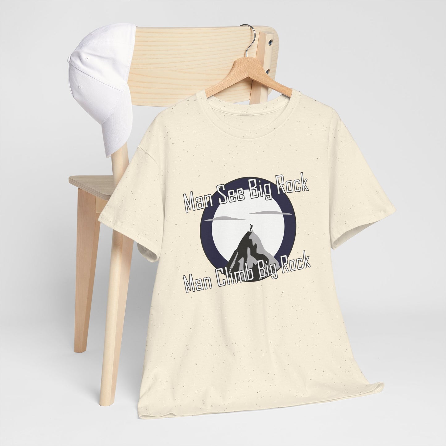 Man see big rock | Unisex tee