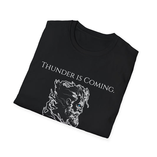 Zeus Commands T‑Shirt — “Thunder Is Coming” Greek God Mythology Tee