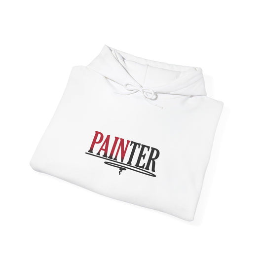 Painter Hoodie – Elegant Retro Text Graphic Pullover for Artists