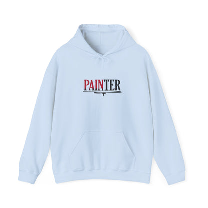 Painter Hoodie – Elegant Retro Text Graphic Pullover for Artists