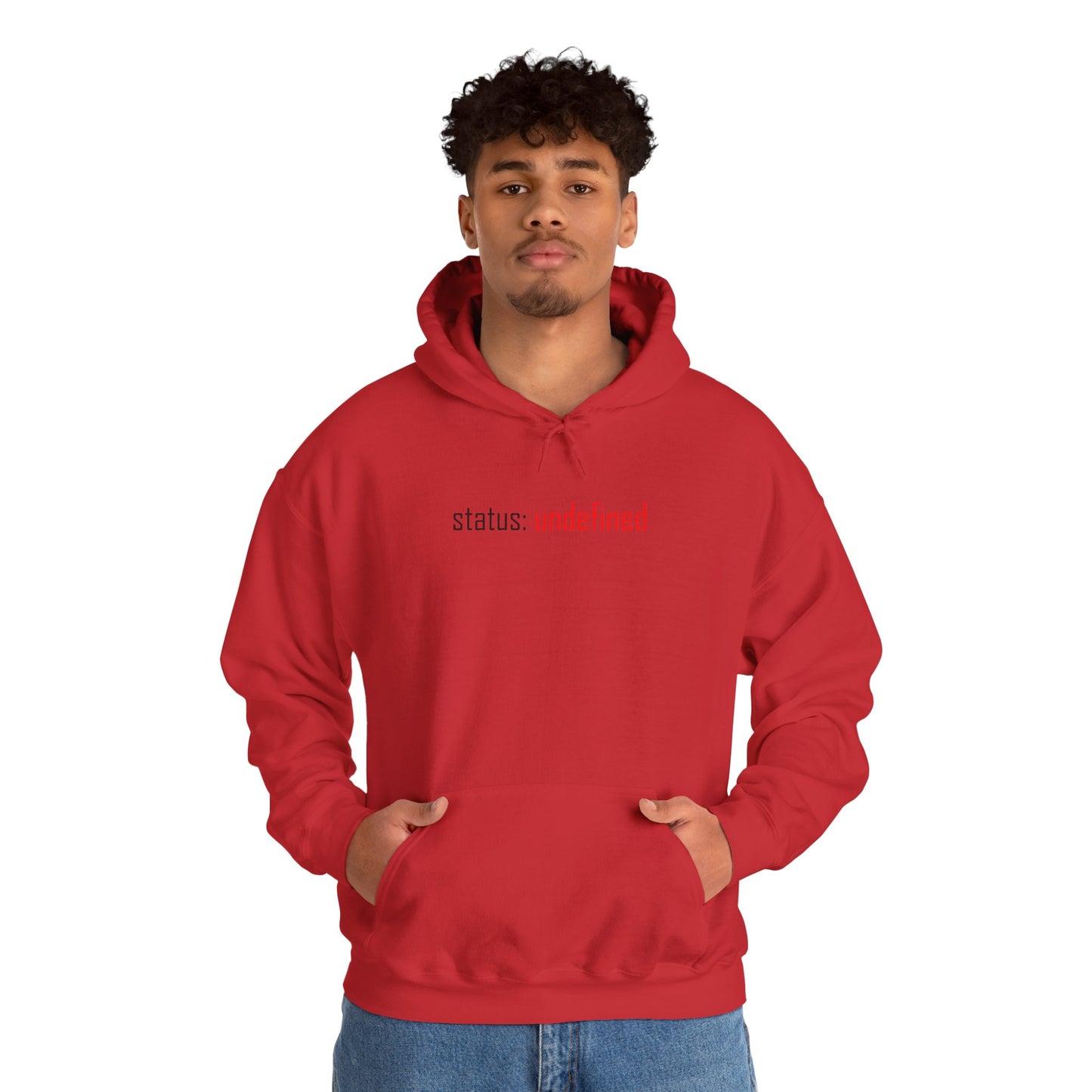 Undefined Status Hoodie - Modern Tech-Inspired Sweatshirt, Unique Gift for Tech Lovers, Casual Wear, Streetwear Style, Cozy Layering