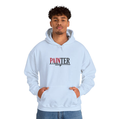 Painter Hoodie – Elegant Retro Text Graphic Pullover for Artists