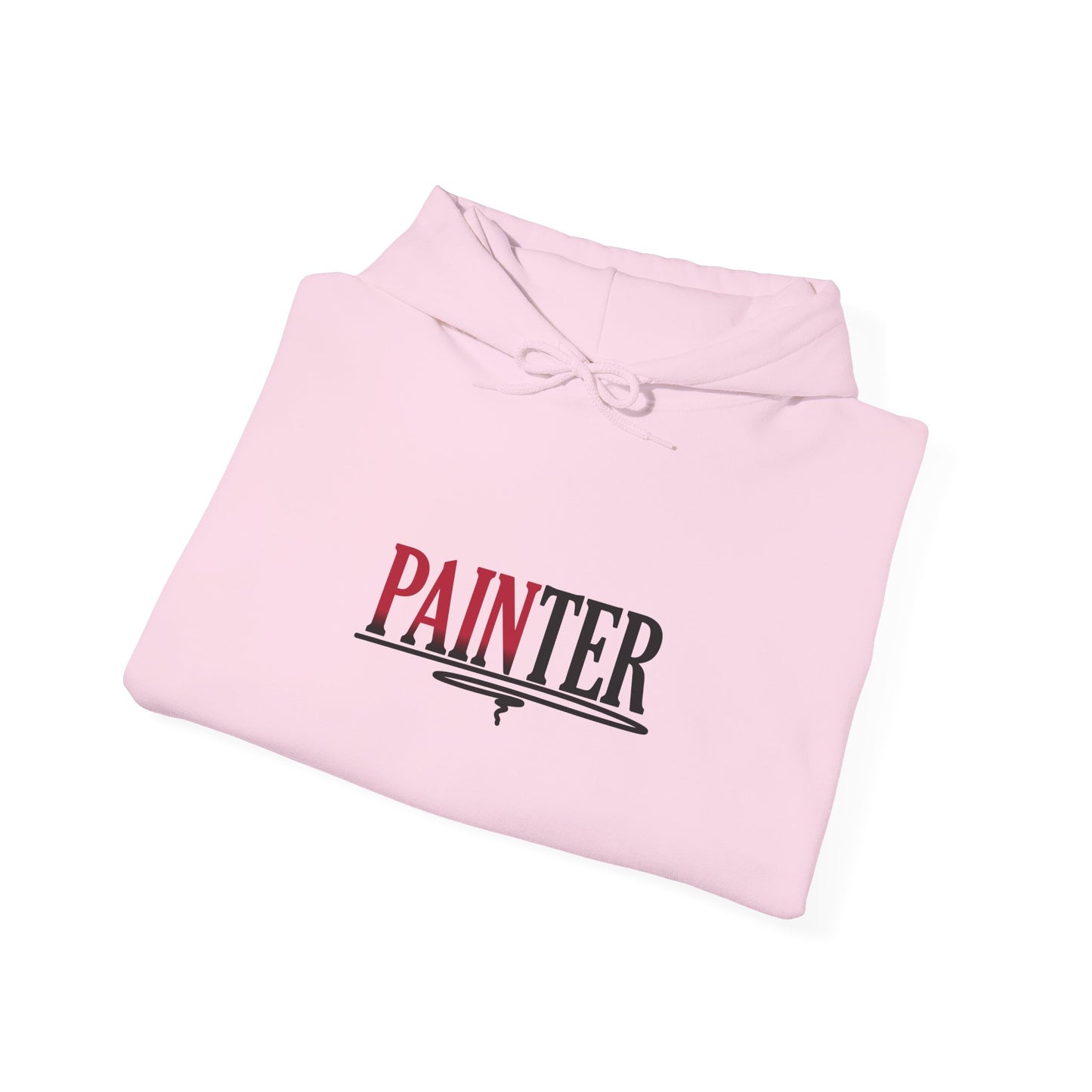 Painter Hoodie – Elegant Retro Text Graphic Pullover for Artists