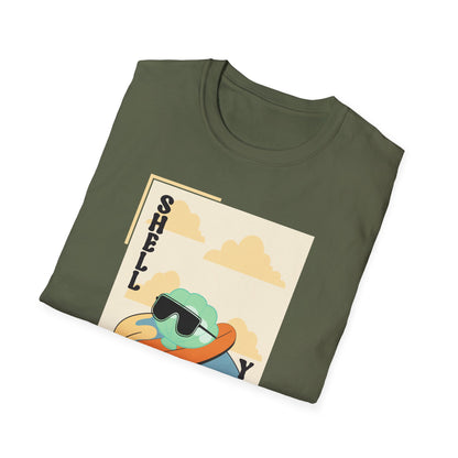 Shell Yeah Turtle T-Shirt — Retro Cool Sea Turtle Graphic Tee