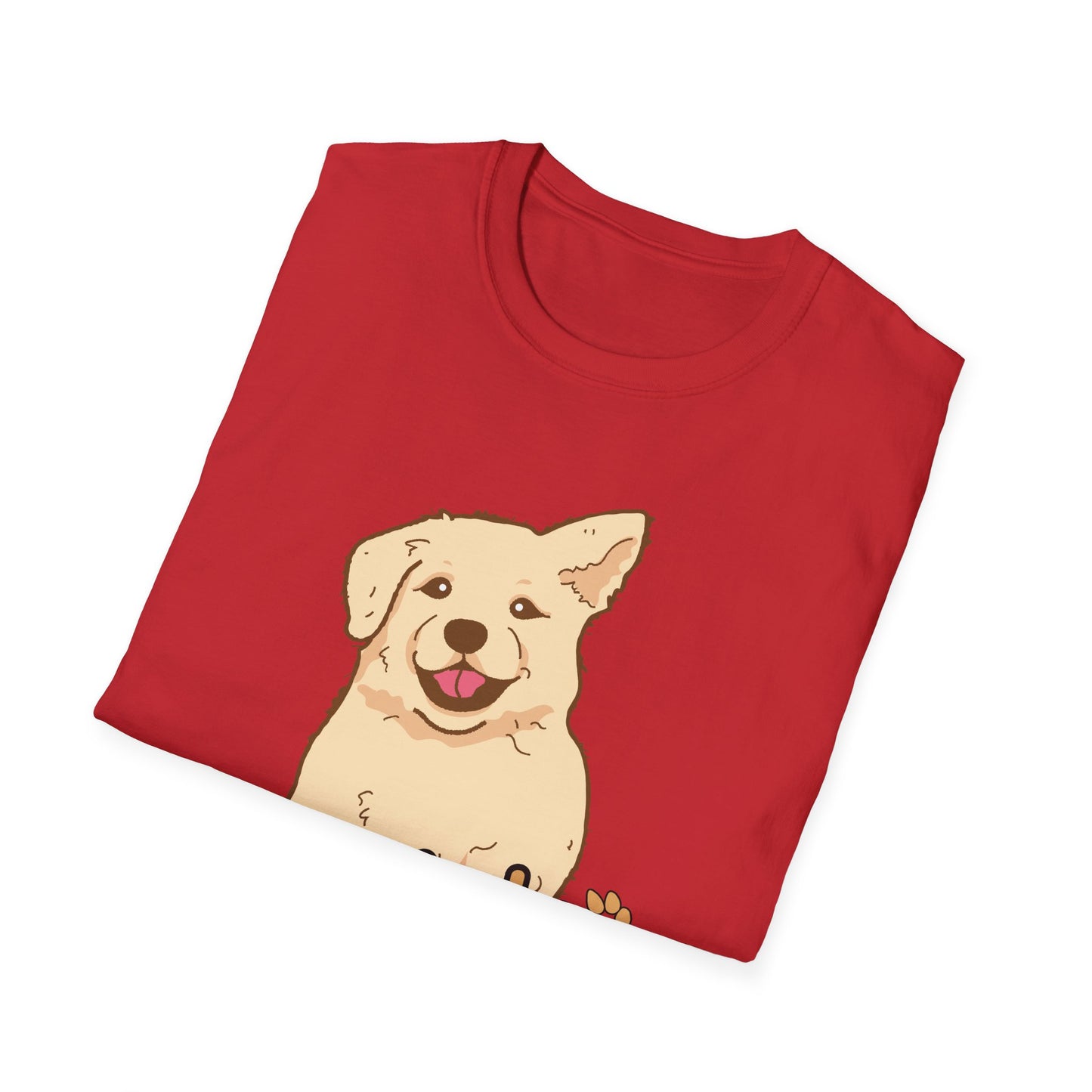 Dog T-Shirt — "Pawsitively Adorable" Cute Puppy Graphic Tee