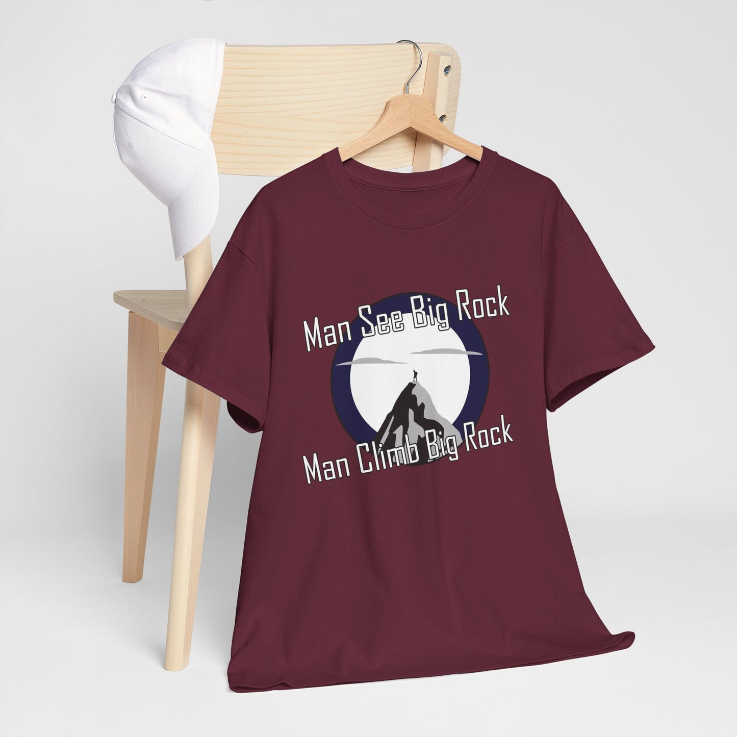 Man see big rock | Unisex tee