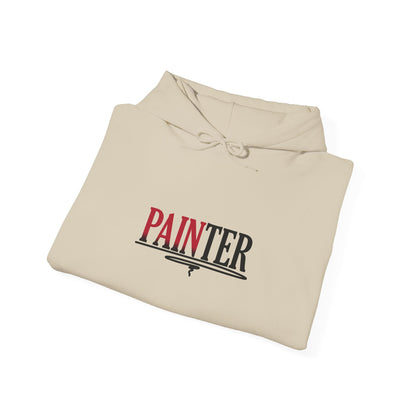 Painter Hoodie – Elegant Retro Text Graphic Pullover for Artists