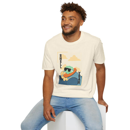 Shell Yeah Turtle T-Shirt — Retro Cool Sea Turtle Graphic Tee