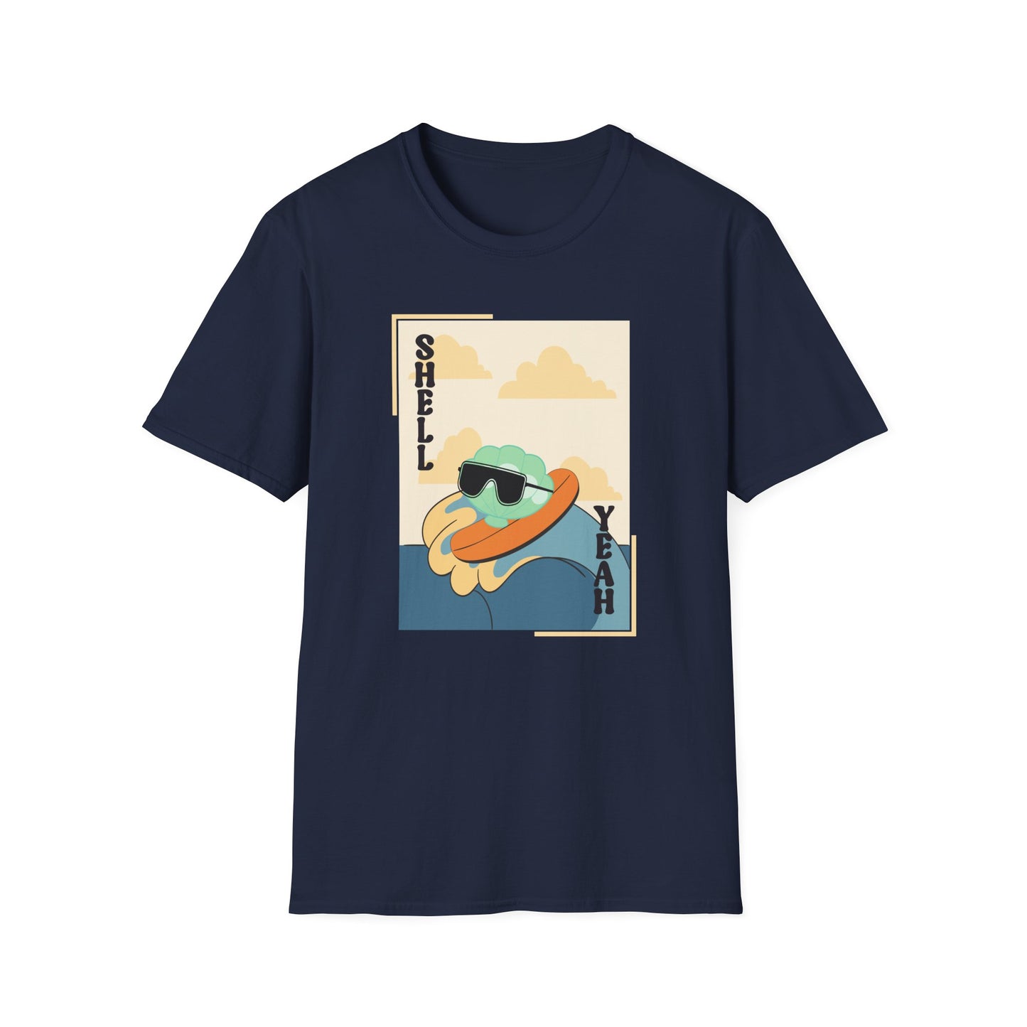 Shell Yeah Turtle T-Shirt — Retro Cool Sea Turtle Graphic Tee