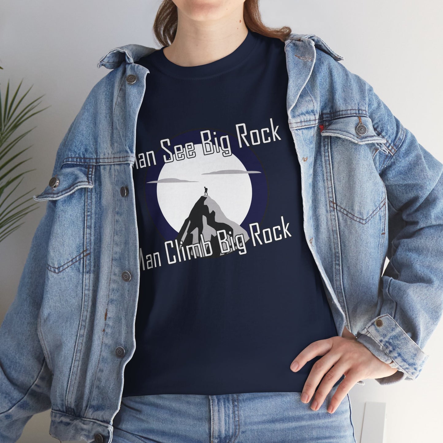 Man see big rock | Unisex tee