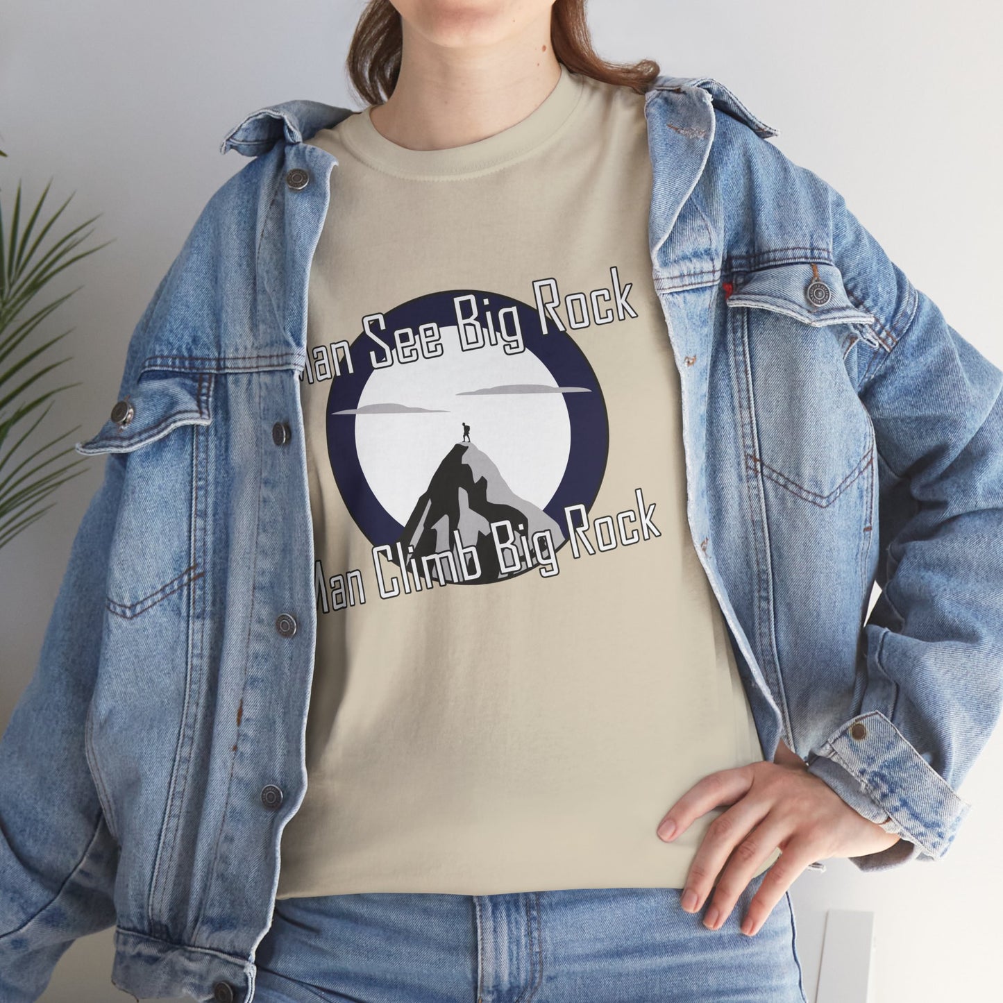 Man see big rock | Unisex tee