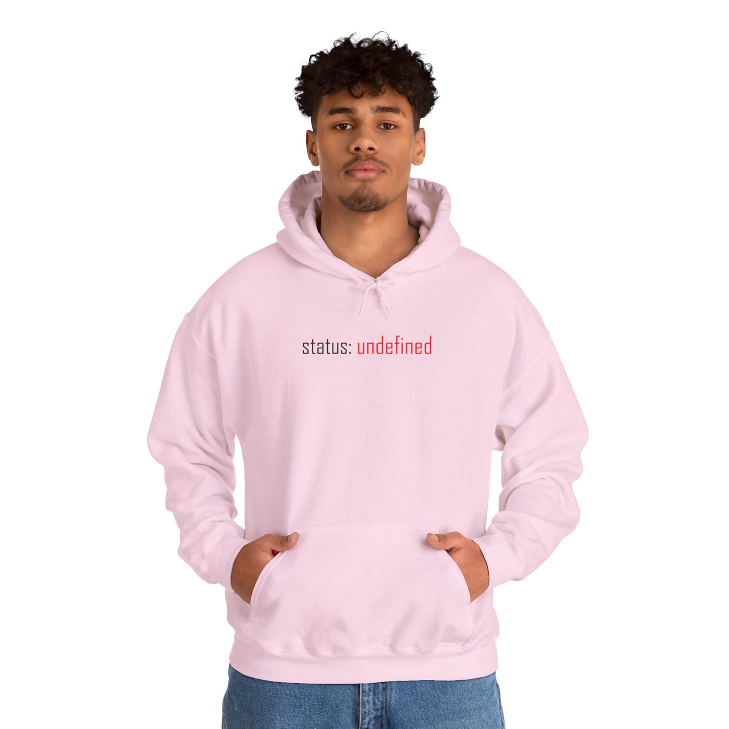 Undefined Status Hoodie - Modern Tech-Inspired Sweatshirt, Unique Gift for Tech Lovers, Casual Wear, Streetwear Style, Cozy Layering