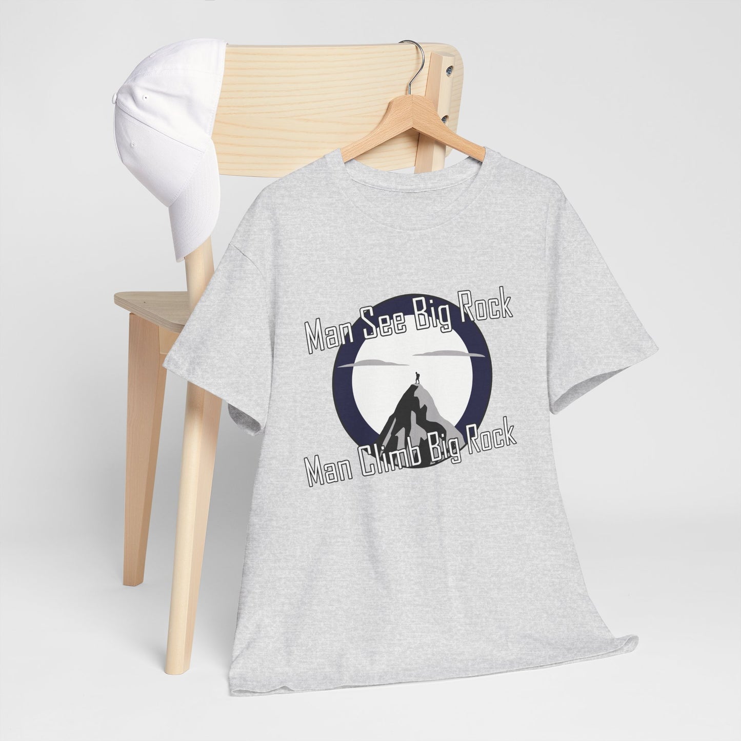 Man see big rock | Unisex tee