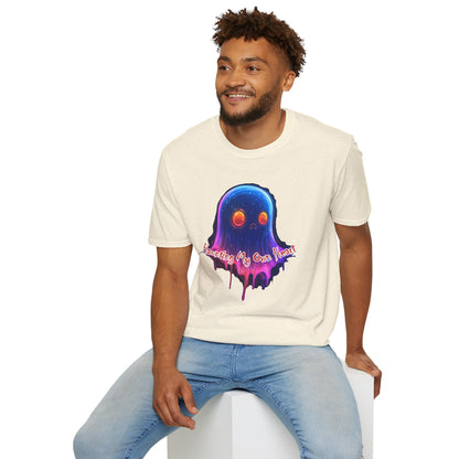 Ghost Vibes T-Shirt — "Beating My Own Heart" Neon Drip Graphic Tee