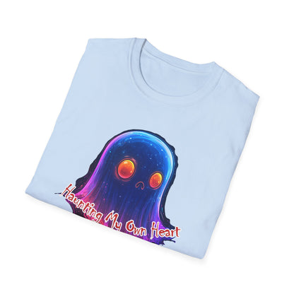 Ghost Vibes T-Shirt — "Beating My Own Heart" Neon Drip Graphic Tee