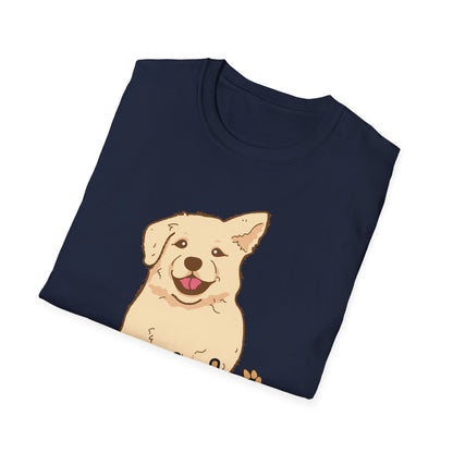 Dog T-Shirt — "Pawsitively Adorable" Cute Puppy Graphic Tee