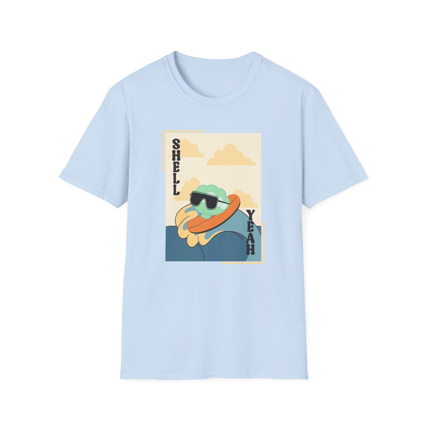 Shell Yeah Turtle T-Shirt — Retro Cool Sea Turtle Graphic Tee