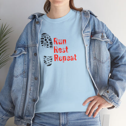 Run, Rest, Repeat | Unisex tee