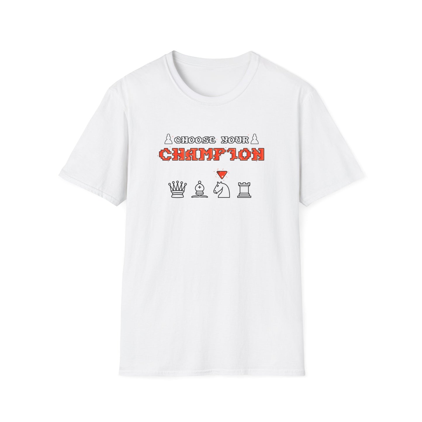 Chess Champion T‑Shirt — I Choose to Be a Champion Chess Pieces Graphic Tee