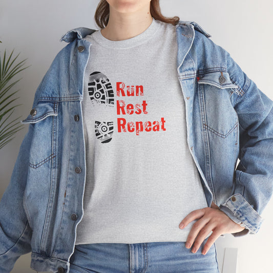 Run, Rest, Repeat | Unisex tee