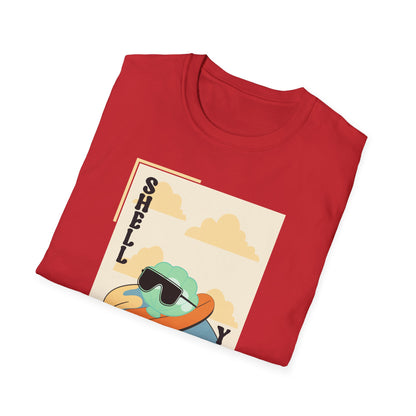 Shell Yeah Turtle T-Shirt — Retro Cool Sea Turtle Graphic Tee
