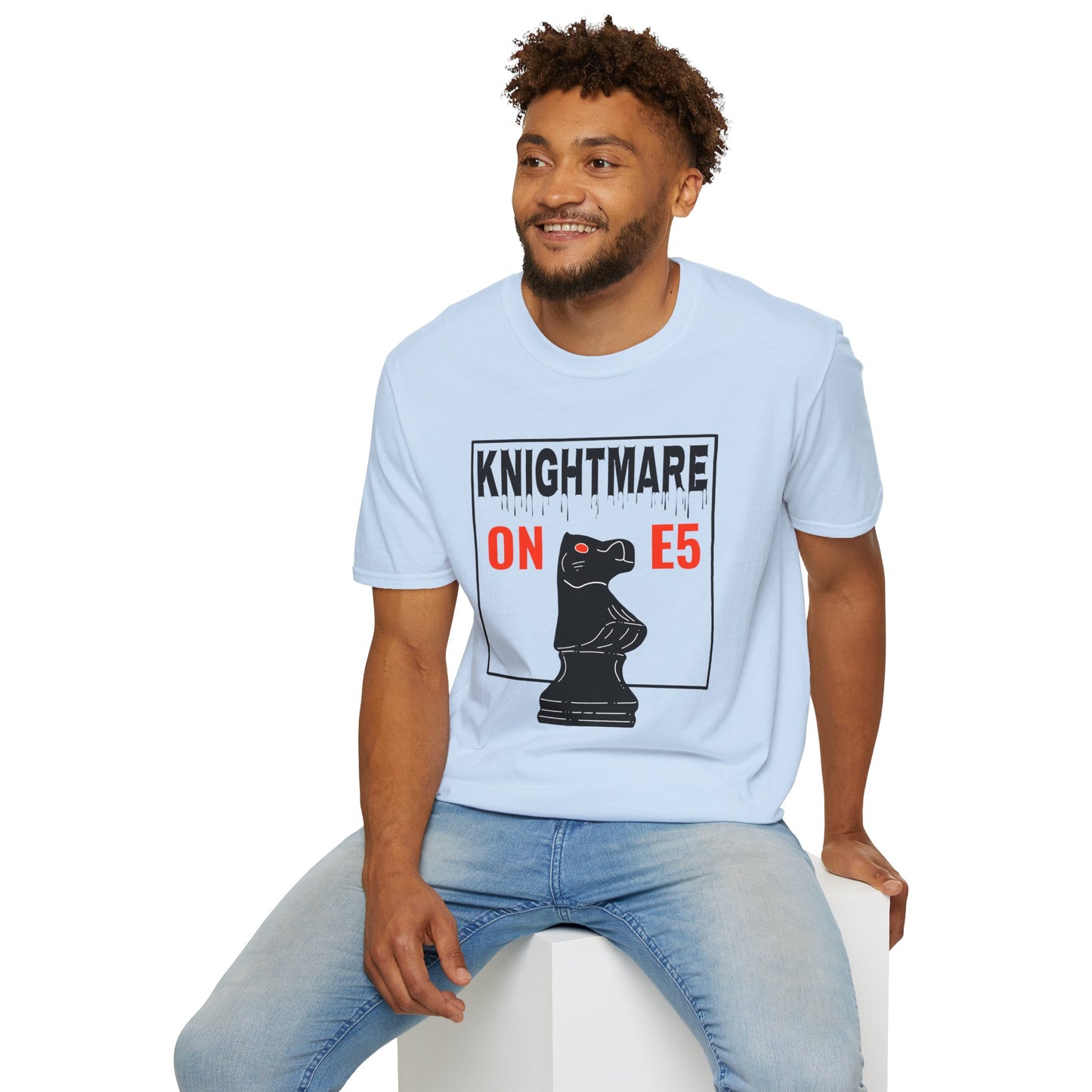 Knightmare on E5 T-Shirt — Chess Knight Graphic Tee