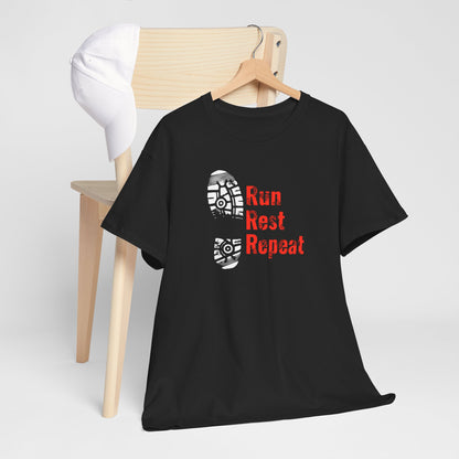 Run, Rest, Repeat | Unisex tee
