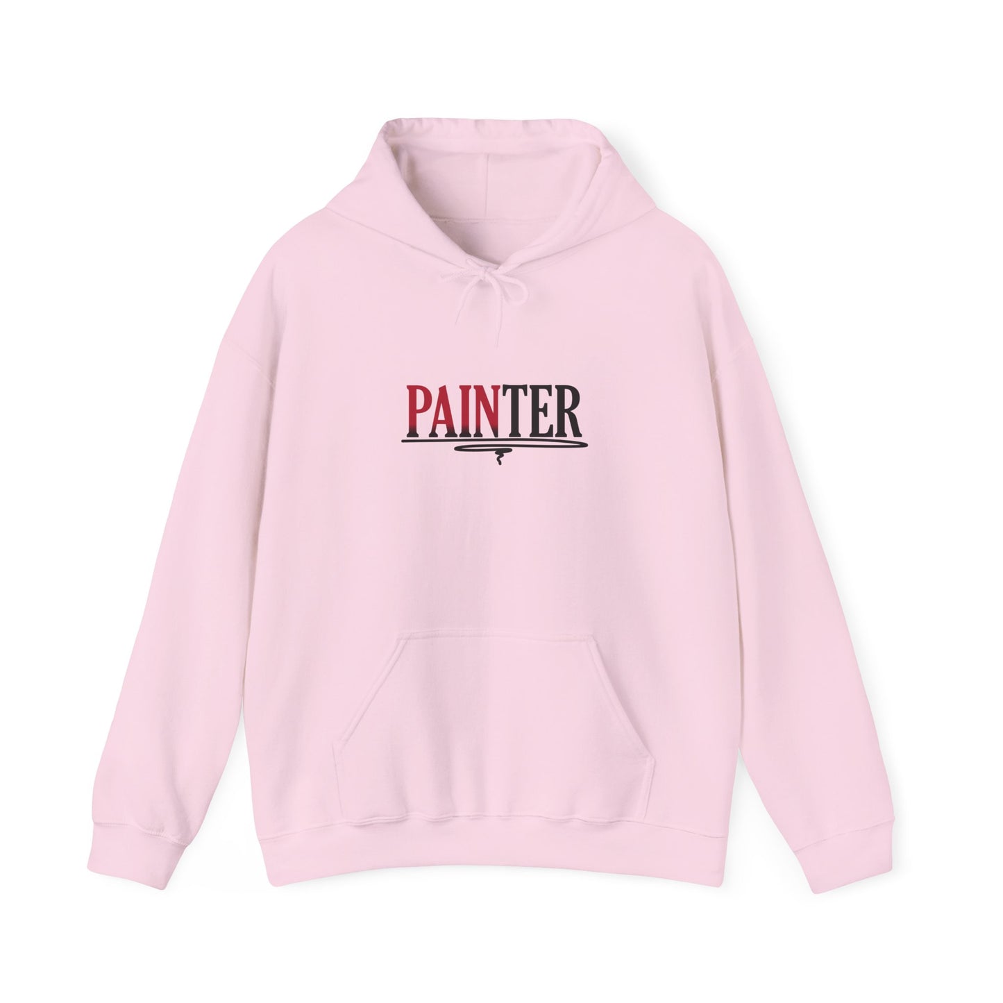 Painter Hoodie – Elegant Retro Text Graphic Pullover for Artists