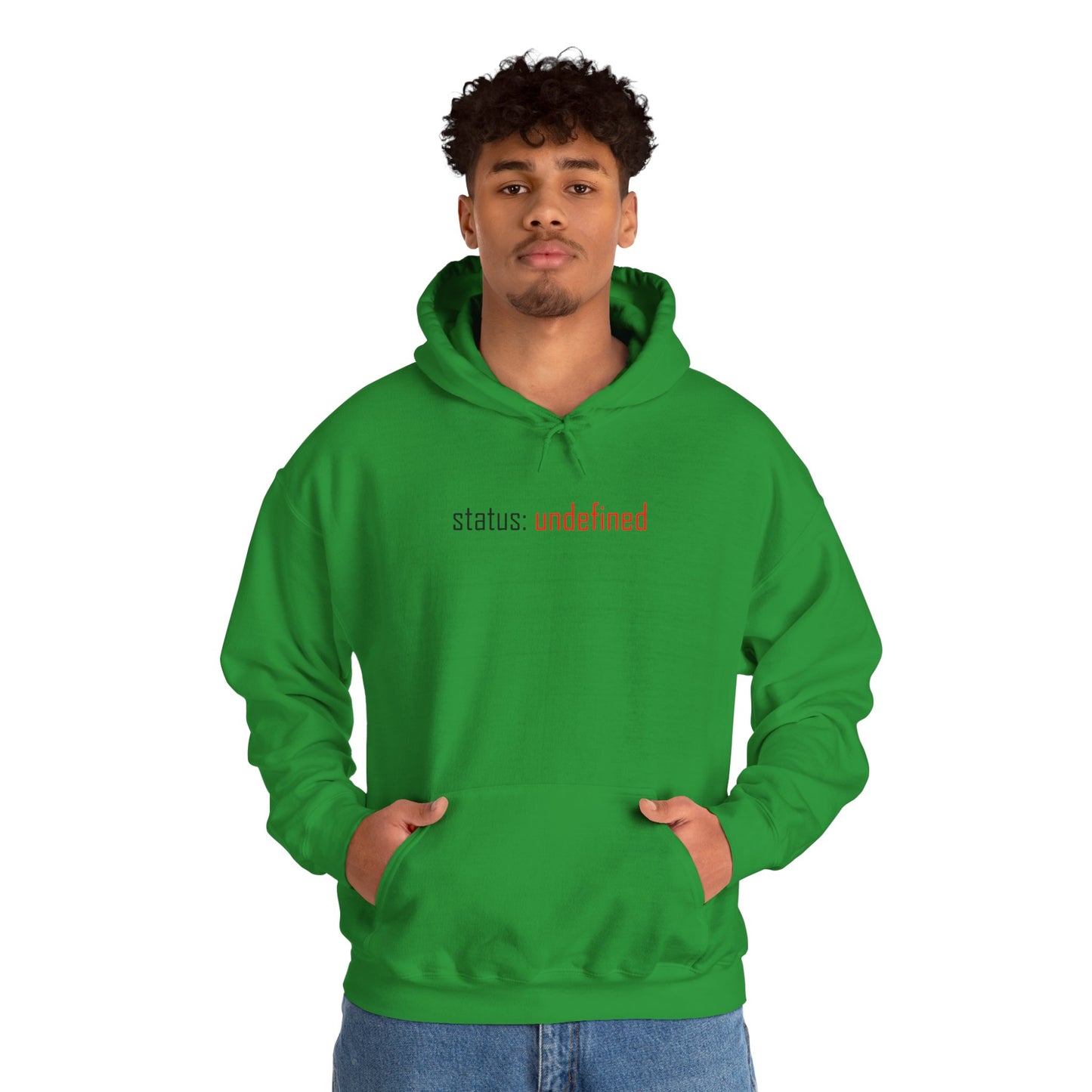 Undefined Status Hoodie - Modern Tech-Inspired Sweatshirt, Unique Gift for Tech Lovers, Casual Wear, Streetwear Style, Cozy Layering
