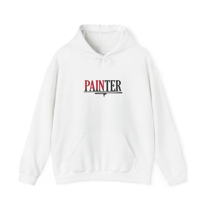 Painter Hoodie – Elegant Retro Text Graphic Pullover for Artists
