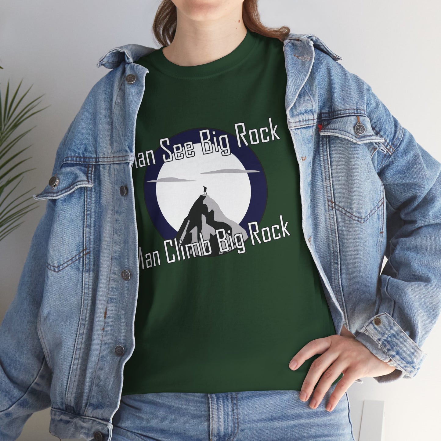 Man see big rock | Unisex tee