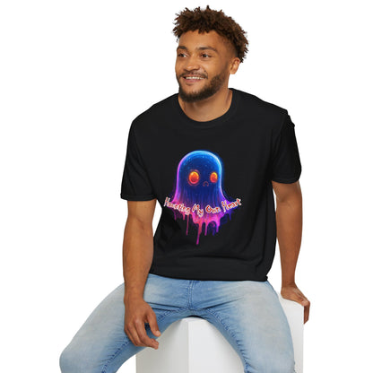 Ghost Vibes T-Shirt — "Beating My Own Heart" Neon Drip Graphic Tee
