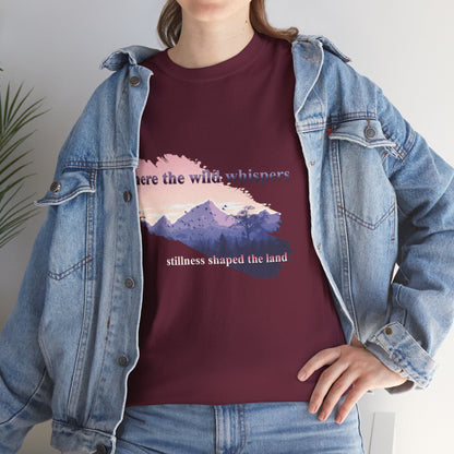 Where the wild whispers | Unisex tee