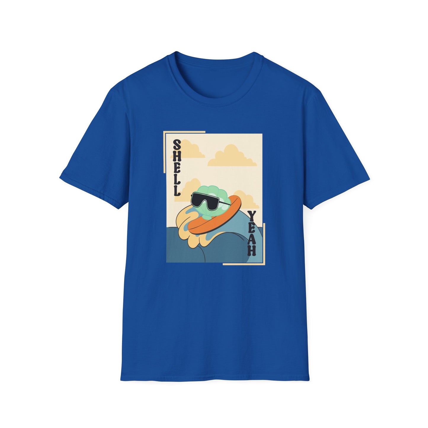 Shell Yeah Turtle T-Shirt — Retro Cool Sea Turtle Graphic Tee