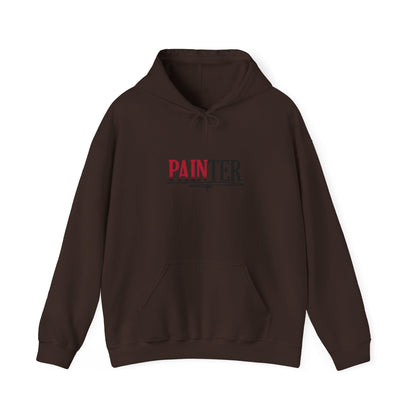 Painter Hoodie – Elegant Retro Text Graphic Pullover for Artists