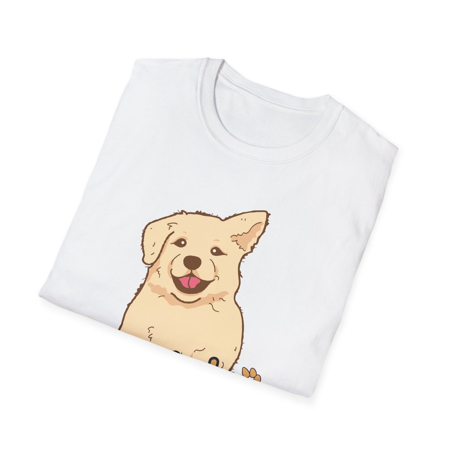 Dog T-Shirt — "Pawsitively Adorable" Cute Puppy Graphic Tee