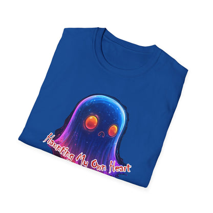 Ghost Vibes T-Shirt — "Beating My Own Heart" Neon Drip Graphic Tee
