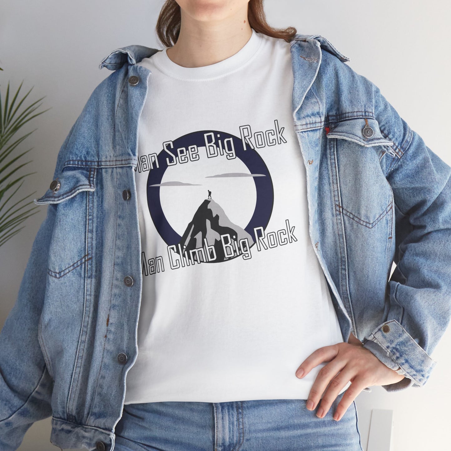 Man see big rock | Unisex tee