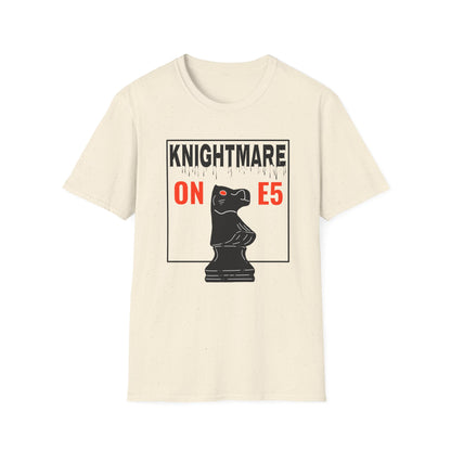 Knightmare on E5 T-Shirt — Chess Knight Graphic Tee