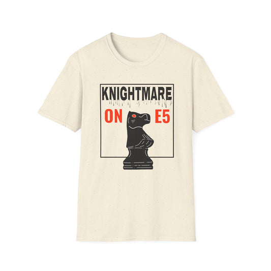 Knightmare on E5 T-Shirt — Chess Knight Graphic Tee