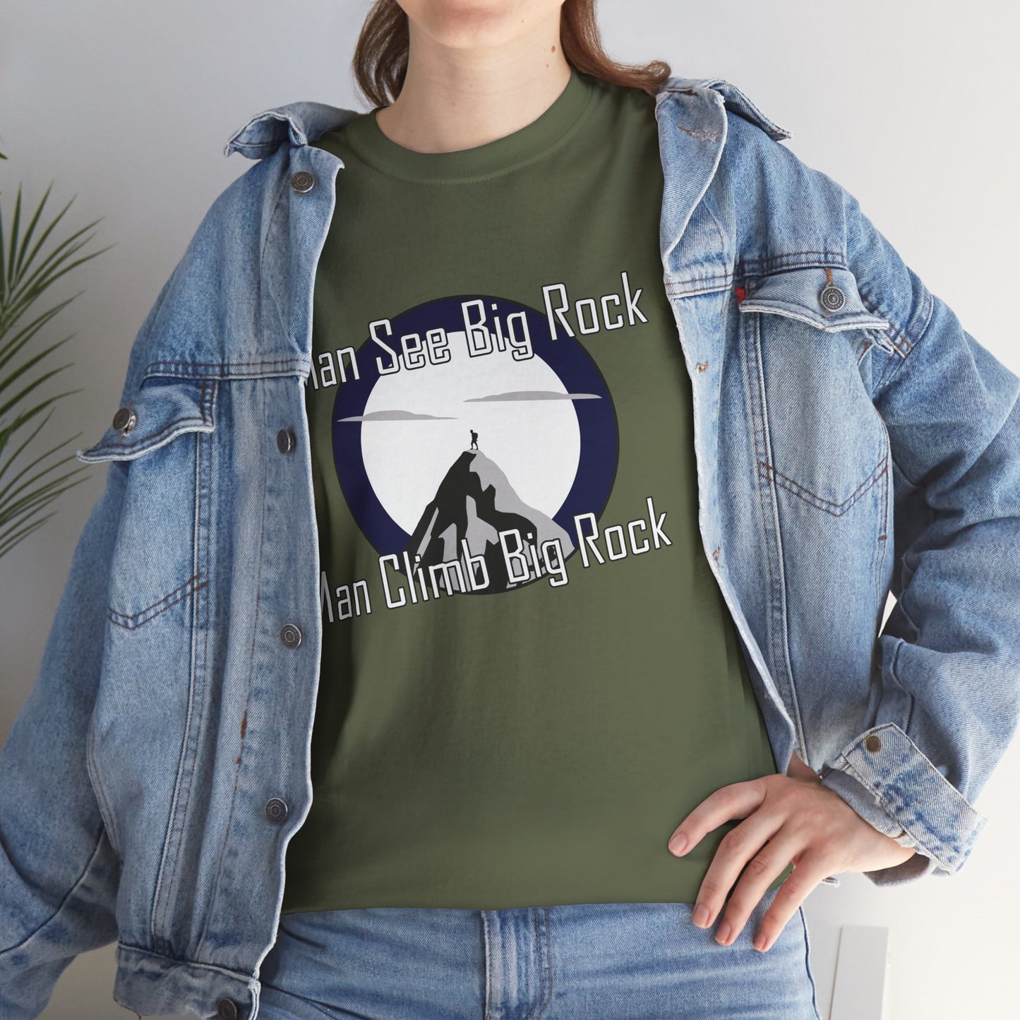 Man see big rock | Unisex tee