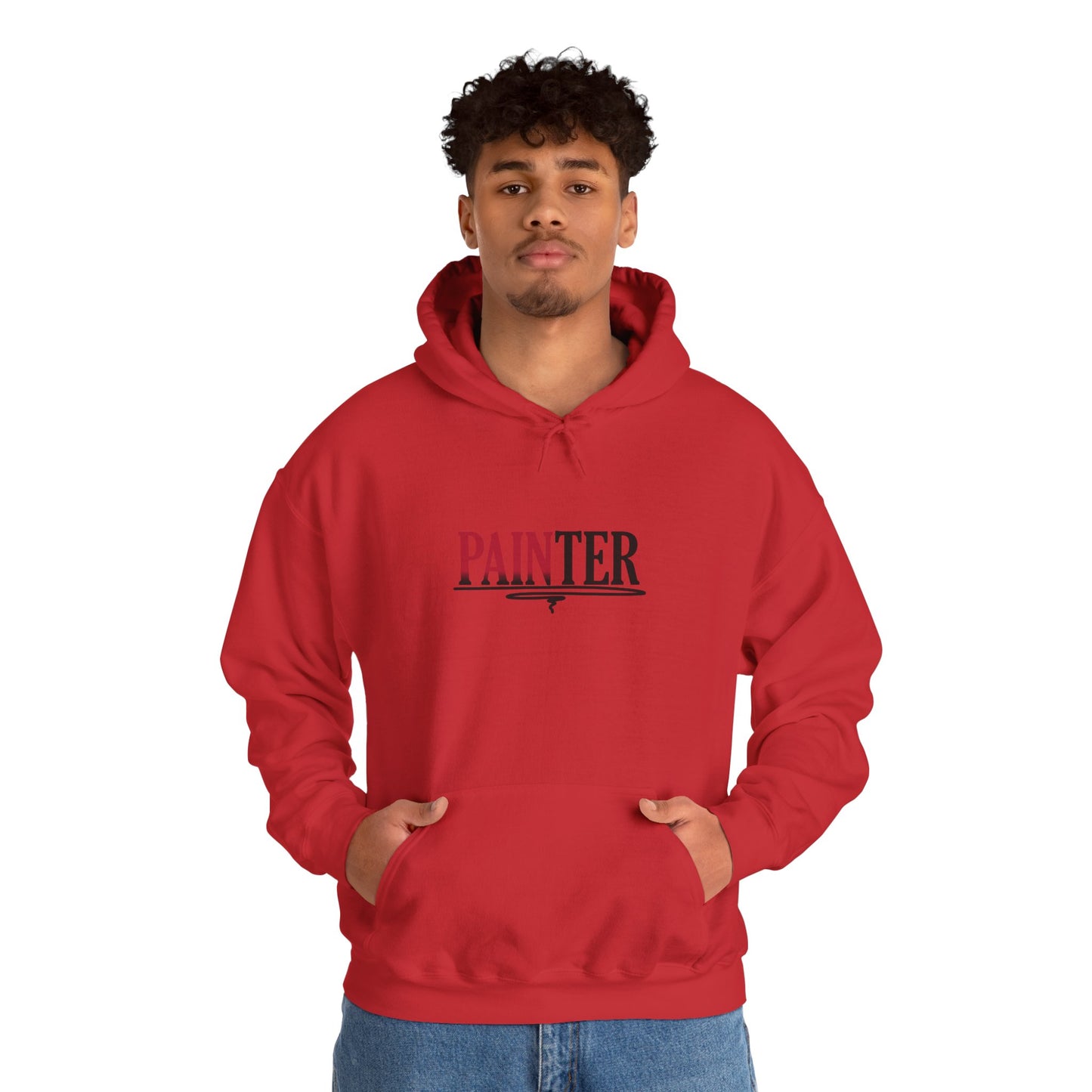 Painter Hoodie – Elegant Retro Text Graphic Pullover for Artists