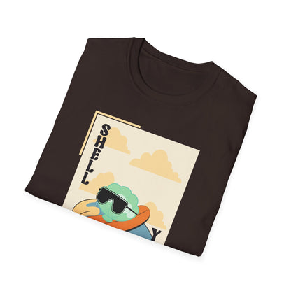 Shell Yeah Turtle T-Shirt — Retro Cool Sea Turtle Graphic Tee