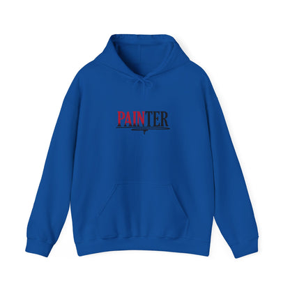 Painter Hoodie – Elegant Retro Text Graphic Pullover for Artists
