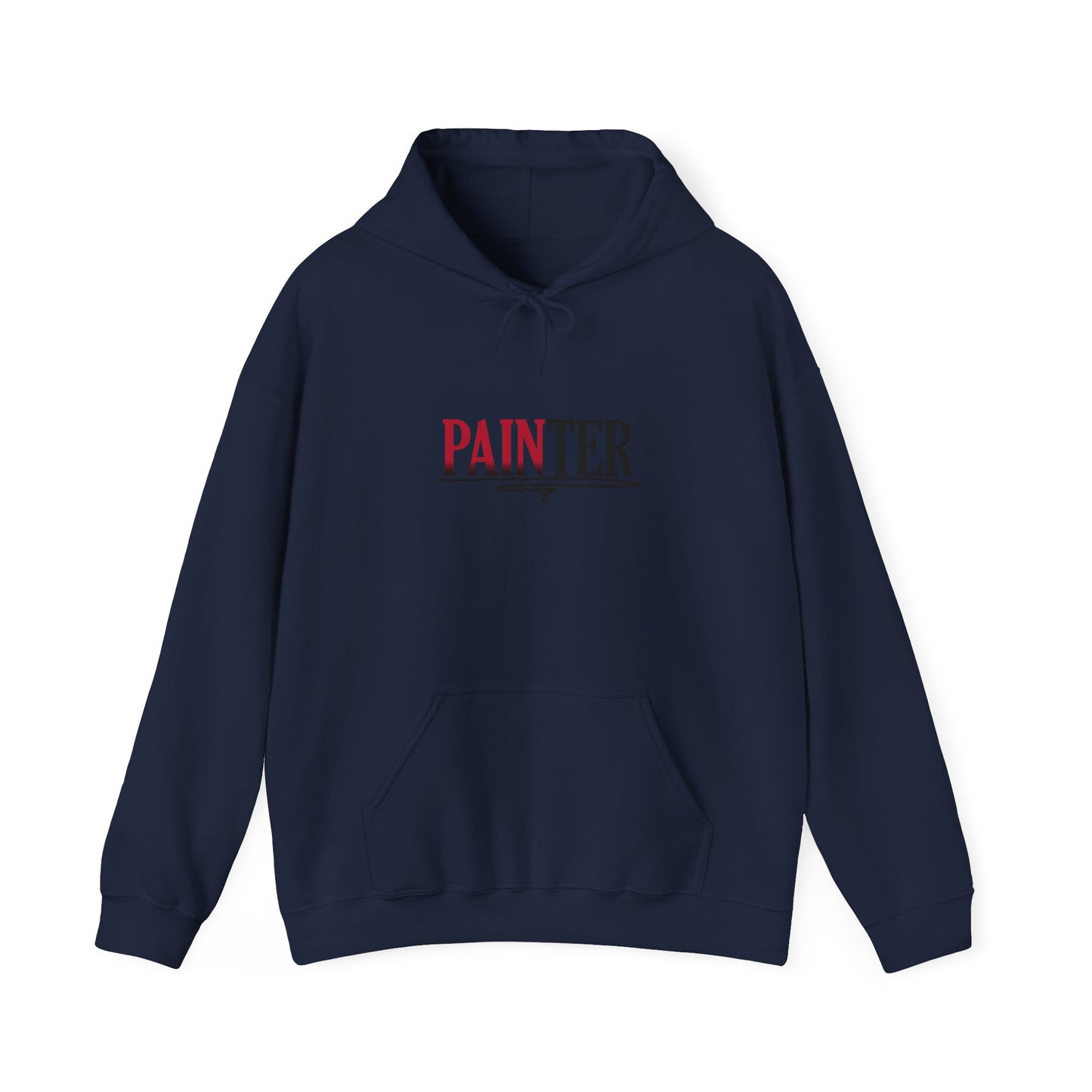 Painter Hoodie – Elegant Retro Text Graphic Pullover for Artists