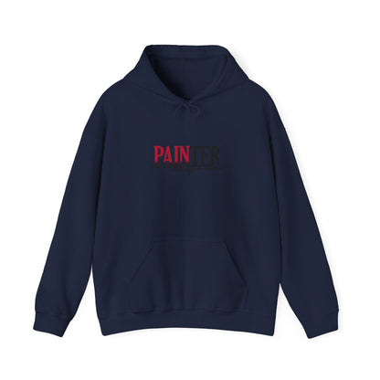 Painter Hoodie – Elegant Retro Text Graphic Pullover for Artists