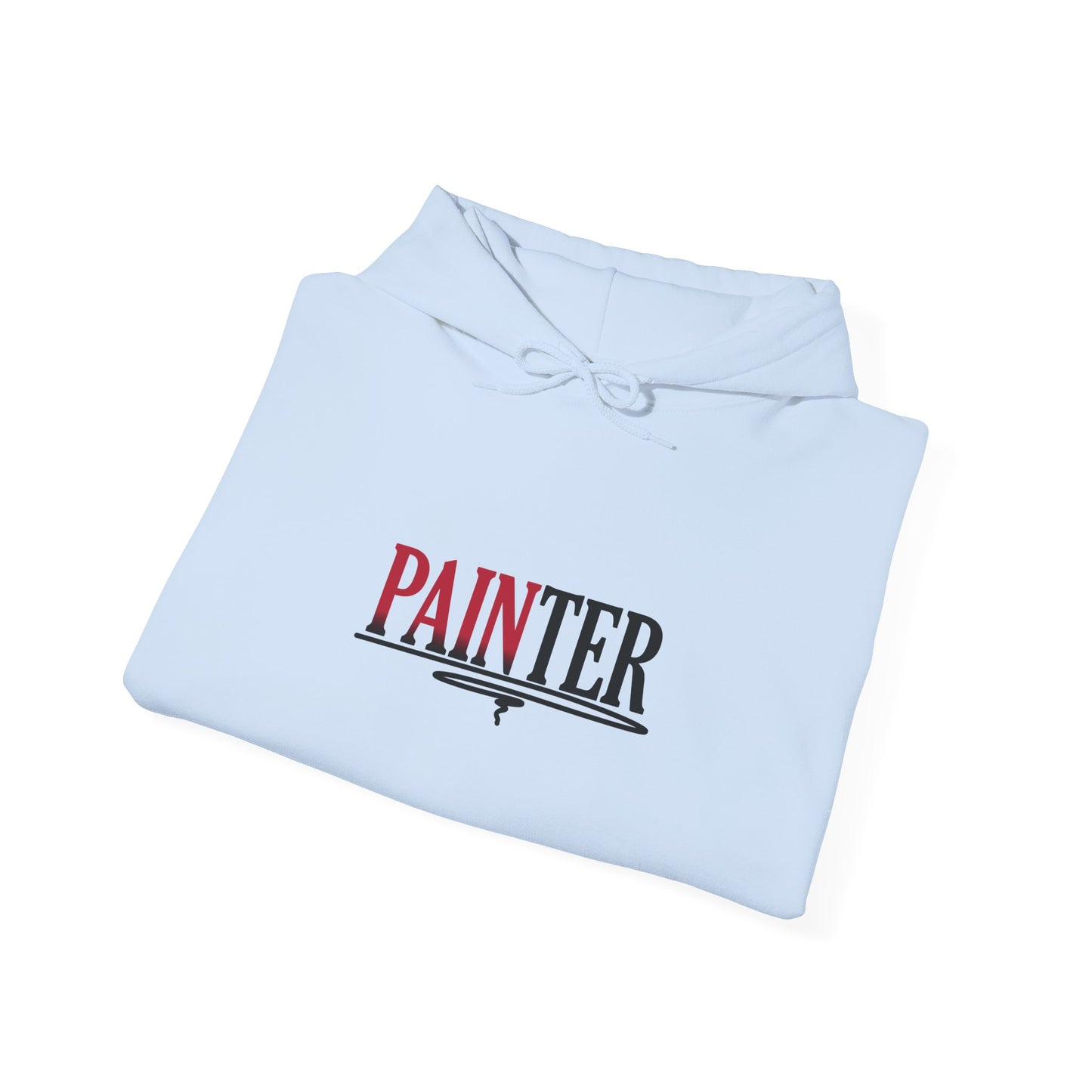 Painter Hoodie – Elegant Retro Text Graphic Pullover for Artists