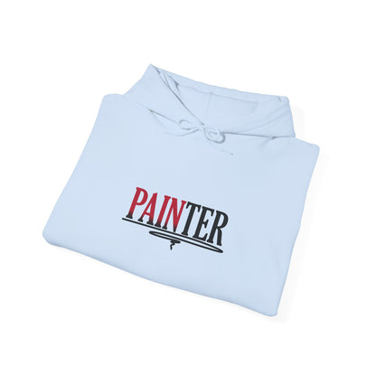Painter Hoodie – Elegant Retro Text Graphic Pullover for Artists