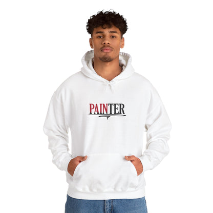 Painter Hoodie – Elegant Retro Text Graphic Pullover for Artists