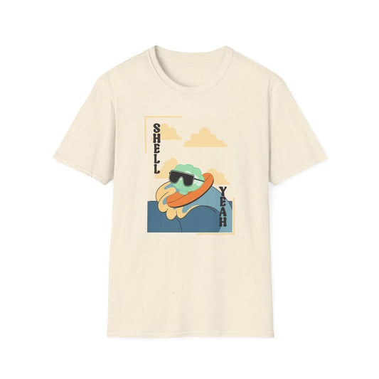 Shell Yeah Turtle T-Shirt — Retro Cool Sea Turtle Graphic Tee